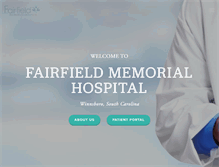 Tablet Screenshot of fairfieldmemorial.com